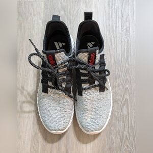 Adidas Gray and Black Sneakers - 10.5 - Preloved